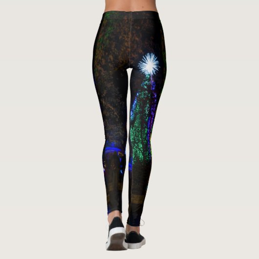 5 artikel SDC - structuur - nacht Leggings (Achterkant)