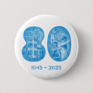 5 augustus NYC evenement 2025 Knop - Standaard 2¼ Ronde Button 5,7 Cm