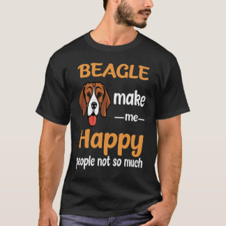 5 Beagle maakt me gelukkig T-shirt
