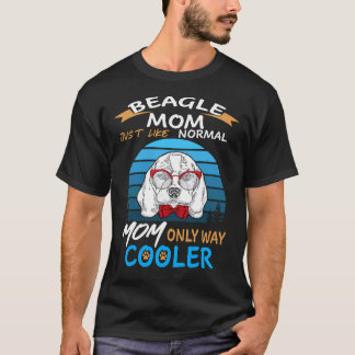 5 Beagle Moeder Koeler T-shirt