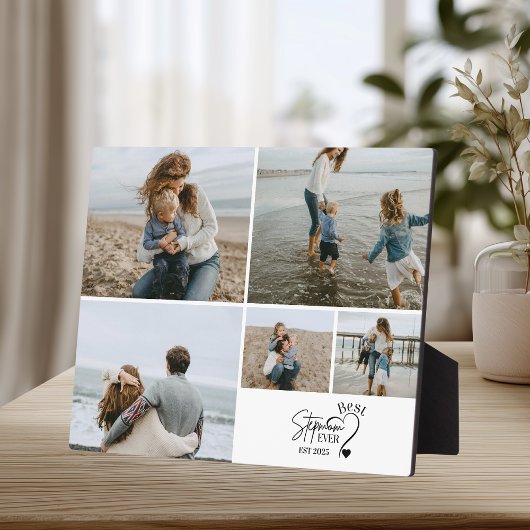 5 Best Stepmom Ever Custom Photo Collage  Fotoplaat