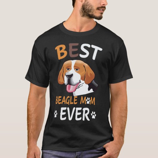 5 Beste Beagle Moeder Ooit Beagle T-shirt (Voorkant)