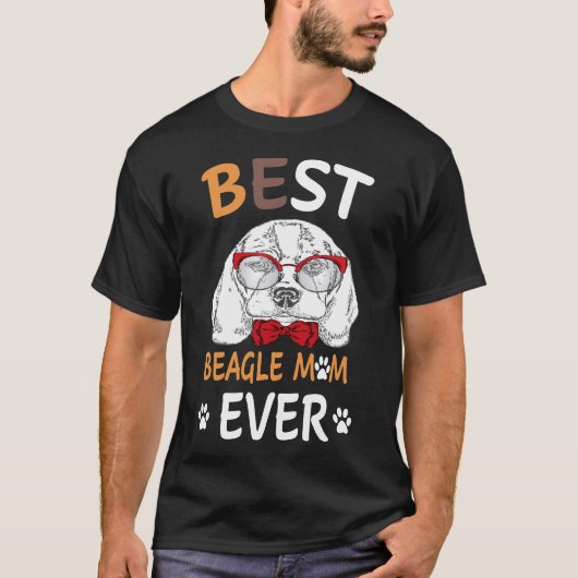 5 Beste Beagle Moeder Ooit T-shirt (Voorkant)