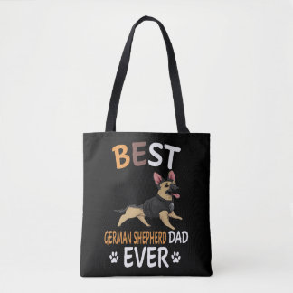 5 Beste Duitse herder papa ooit Tote Bag