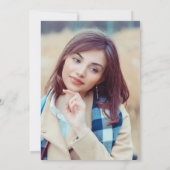 5 Bewerkbaar achtergrond-Afstuderen voor fotoscrip Aankondiging (Achterkant)