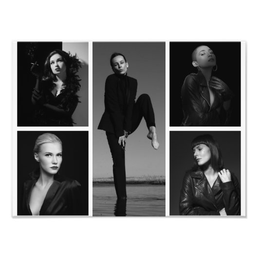 5 Bewerkbare foto-inkolling Fotouitbreiding Foto Afdruk (Voorkant)