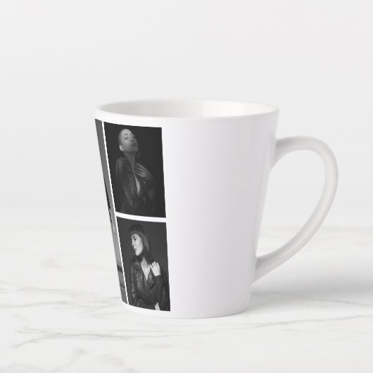 5 bewerkbare fotocollage latte mok (Rechts)