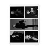 5 bewerkbare fotocollage magneet (Verticaal)