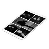 5 bewerkbare fotocollage magneet (Linkerzijde)