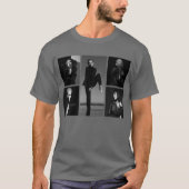 5 bewerkbare fotocollage t-shirt (Voorkant)