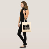 5 bewerkbare fotocollage tote bag (Voorkant (model))