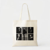 5 bewerkbare fotocollage tote bag (Voorkant)