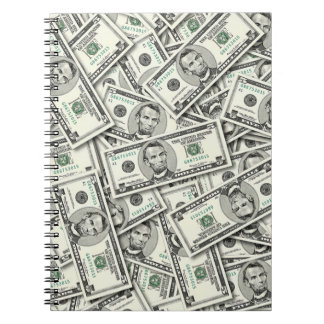 $5 Bil Geld Patroon Notitieboek