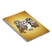 5 Birdorable Uilen Notitieboek (Rechterzijde)