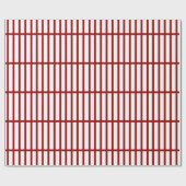 5 Bisected Red Lines Cadeaupapier (Vlak)