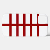 5 Bisected Red Lines Case-Mate iPhone Case (Achterkant (horizontaal))