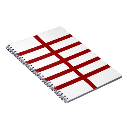 5 Bisected Red Lines Notitieboek (Rechterzijde)