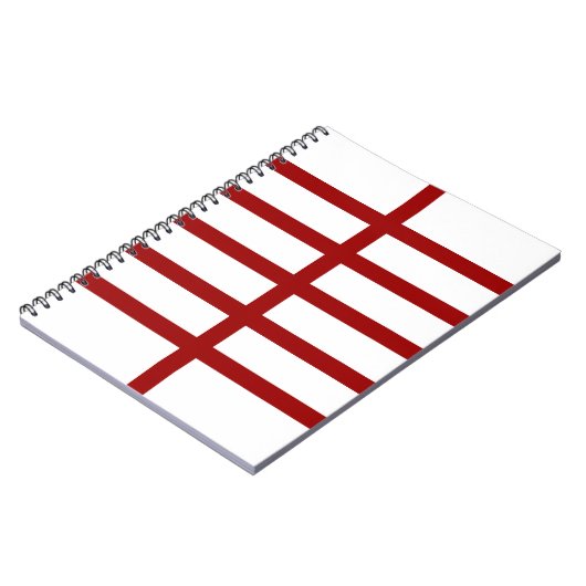 5 Bisected Red Lines Notitieboek (Linkerzijde)