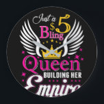5 Bling Queen for women Ladies Paparazzi Grote Klok<br><div class="desc">5 Bling Queen for women Ladies Paparazzi</div>