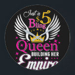 5 Bling Queen for women Ladies Paparazzi Grote Klok<br><div class="desc">5 Bling Queen for women Ladies Paparazzi</div>