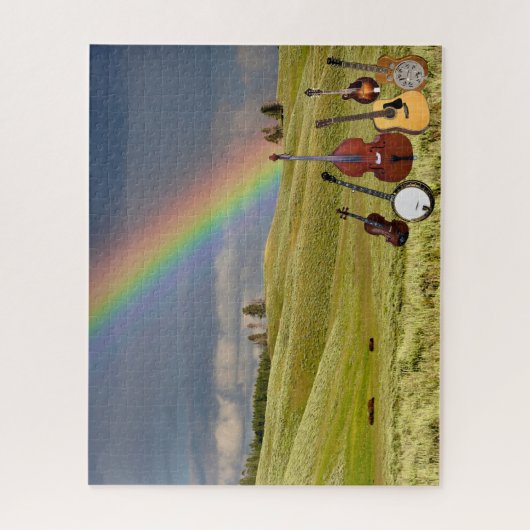 5 BLUEGRASS BAND LEGPUZZEL (Verticaal)