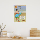 5.Boorn (B) Periodieke tabel van de elementen Poster (Keuken)