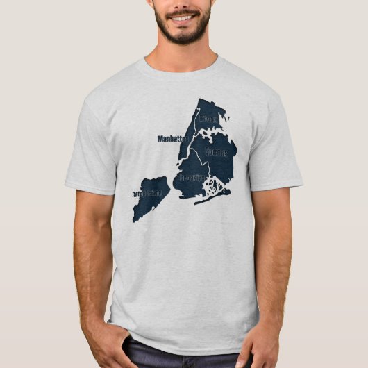 5 Boroughs 2 T-Shirt (Voorkant)