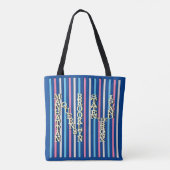 5 Boroughs of New York Design Tote Bag (Achterkant)