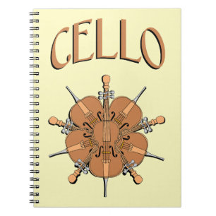 5 cello tekst notitieboek