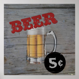 5 cent bier poster