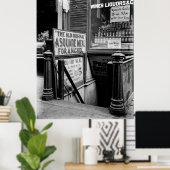 5 CENT BOWERK RESTAURANT POSTER (Thuiskantoor)