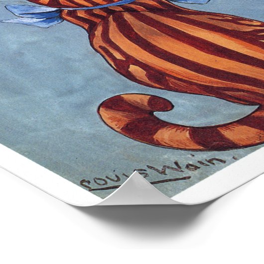 5 Charming Cats Louis Wain Poster (Hoek)