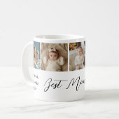 5 Collage Foto's Moederdag koffie mok (Voorkant links)