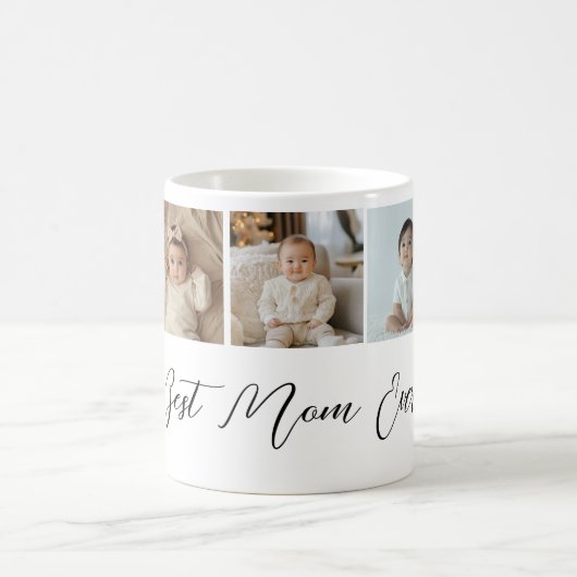 5 Collage Foto's Moederdag koffie mok (Center)