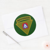 5 Corps Recondo pocket patch 2 Ronde Sticker (Envelop)