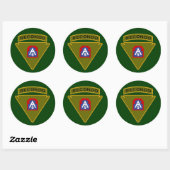 5 Corps Recondo pocket patch 2 Ronde Sticker (Vel)