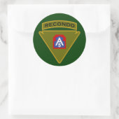 5 Corps Recondo pocket patch 2 Ronde Sticker (Tas)