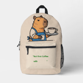 5. Cozy Vibes Capybara Bag Bedrukte Rugzak