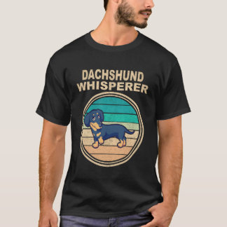 5 Dachshund Fluisteraar Antiek T-shirt