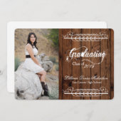 5 dagen per week7 bekendmaking van Rustic Barn Woo Aankondiging (Voorkant / Achterkant)