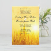 5 dagen per week7 Uitnodiging voor bruiloft Land H (Staand voorkant)