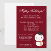 5 dagen per week7 Uitnodiging voor kerstfeestdagen (Voorkant / Achterkant)