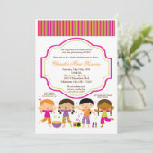 5 dagen per week 7 dagen 'Girl Slumber make up Bir Kaart (Staand voorkant)