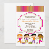 5 dagen per week 7 dagen 'Girl Slumber make up Bir Kaart (Voorkant / Achterkant)