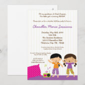 5 dagen per week 7 dagen 'Girl Slumber make up Bir Kaart (Voorkant / Achterkant)