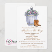 5 dagen per week, 7 dagen per dag, Uitnodiging zom (Voorkant / Achterkant)