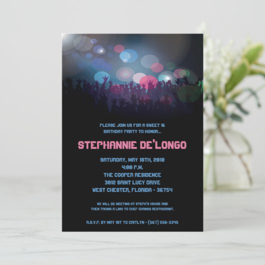 5 dagen per week 7 dagen per week concertband kaart (Staand voorkant)