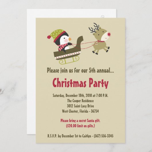 5 dagen per week 7 dagen per week Pingui Rudolf Sk Kaart (Voorkant / Achterkant)