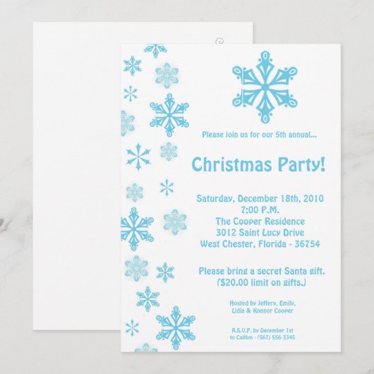 5 dagen per week 7 dagen per week uitnodiging voor (Voorkant / Achterkant)