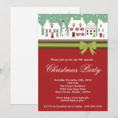 5 dagen per week 7 kerst in de stad Uitnodiging vo (Voorkant / Achterkant)